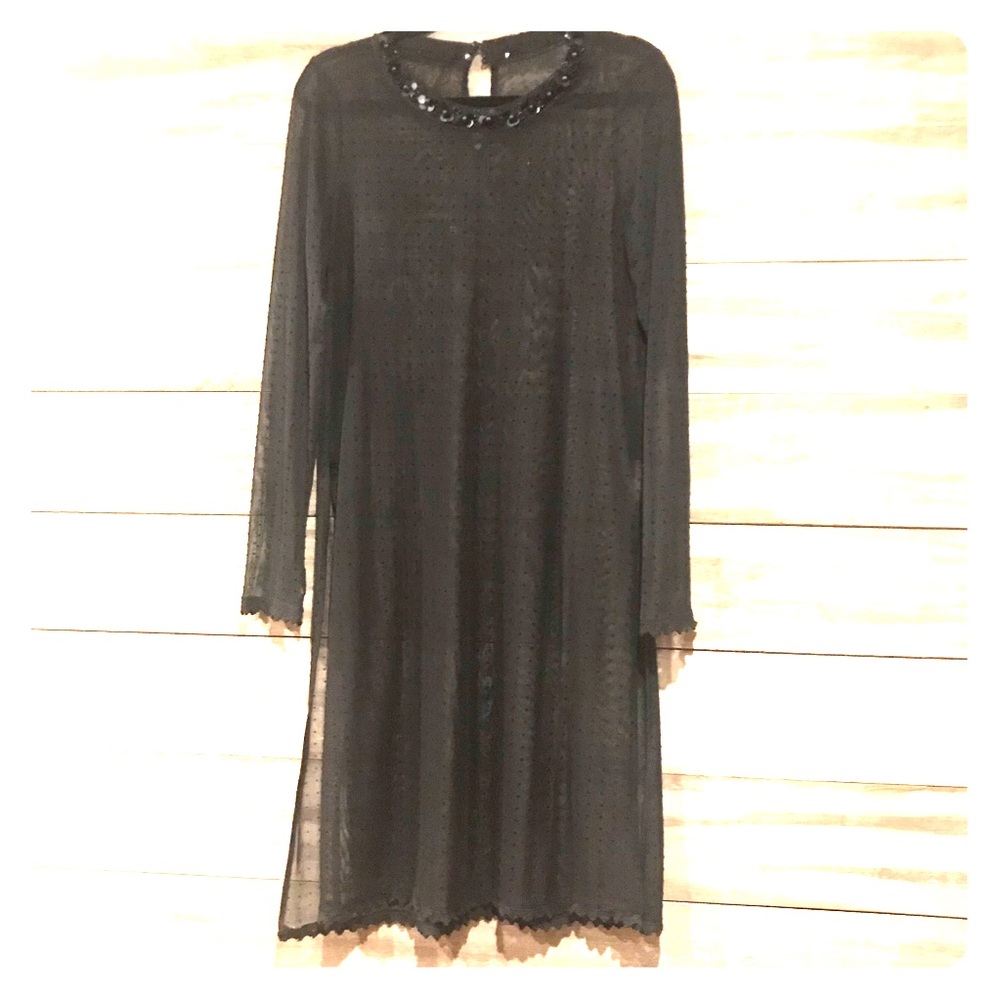 Dress up cover up with side slots